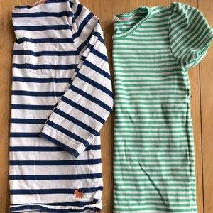 Mini Boden brand short and three-qtr sleeve shirt